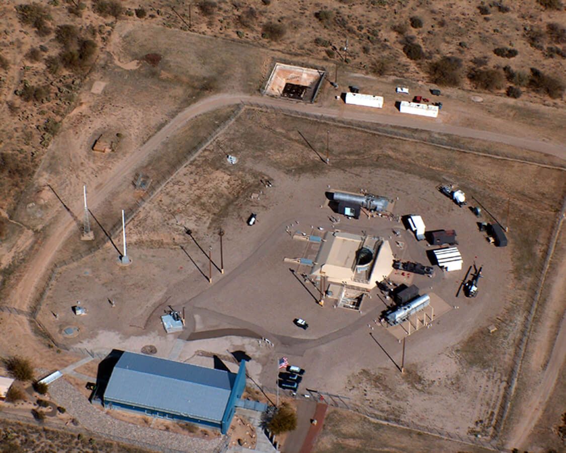 Birds Eye View of the Titan Missile Museum.