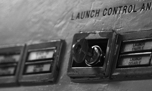 The key switch for the last Titan II. 