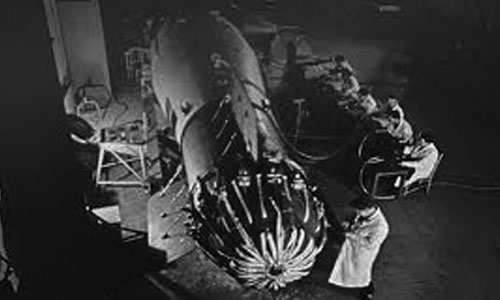 USSR testing the largest nuclear weapon ever built. 